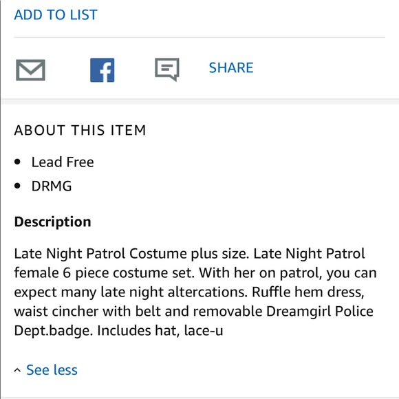 Dreamgirl Late Night Patrol Sexy Officer Costume - Picture 4 of 11